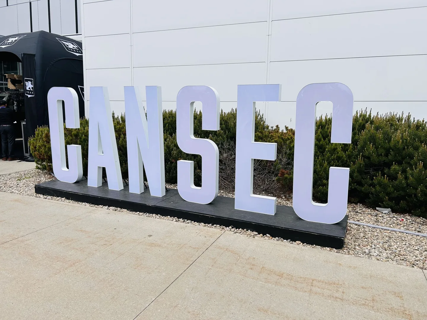 CANSEC 2026 entrance sign at the Canadian defence and security trade show